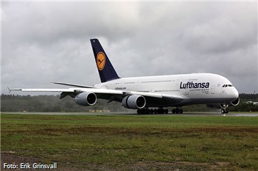 Airbus A380 Landning