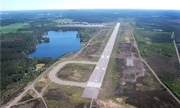 Jönköping Flygplats från luften