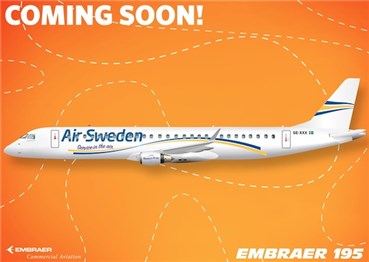 Air Sweden flygplan