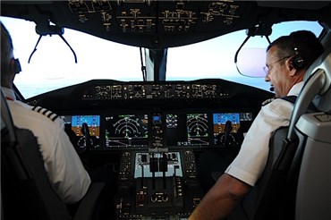 Norwegian 787 cockpit