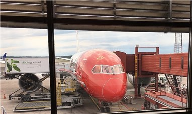 Ombord Norwegians Dreamliner till Fort Lauderdale