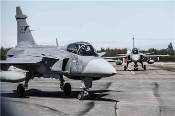 Stor flygvapenövning över södra Sverige