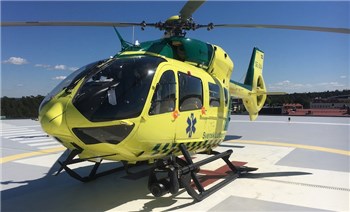 Ny inflygning för ambulanshelikoptern