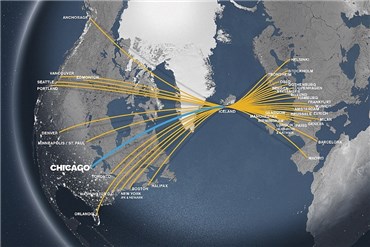 Icelandair route map